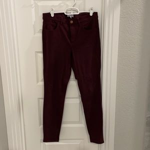 Loft leggings. Zip fly. Size 6. Worn once.